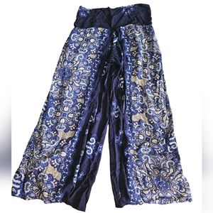 Women Open Leg BoHo Trousers